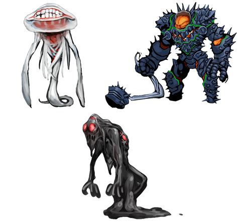 bloodstained monster fur.